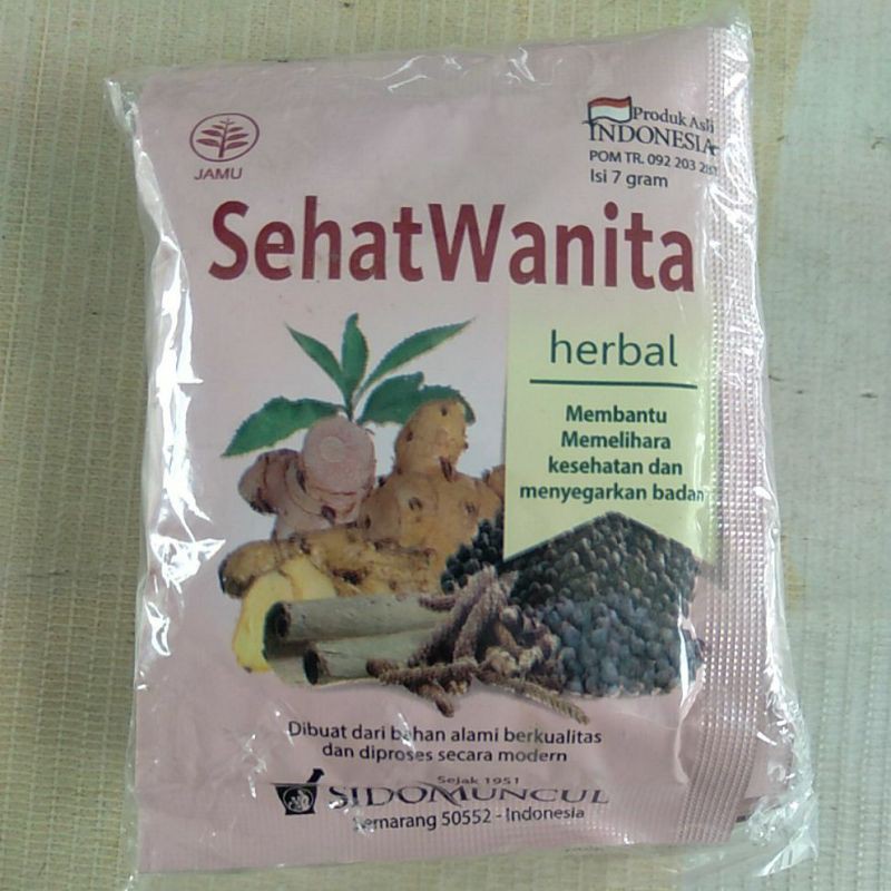 Jamu sehat sido muncul SEHAT WANITA