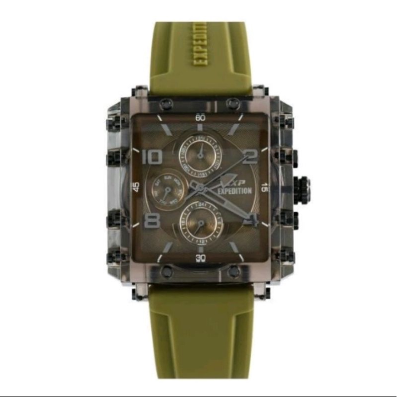EXPEDITION E6808 GREEN ARMY JAM TANGAN WANITA ORIGINAL