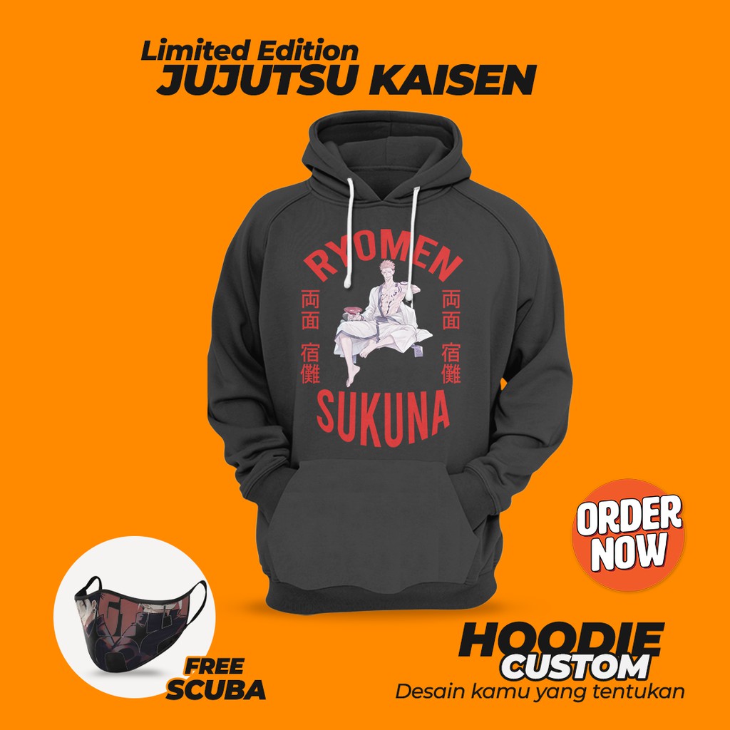 Hoodie Jujutsu Kaisen Sukuna
