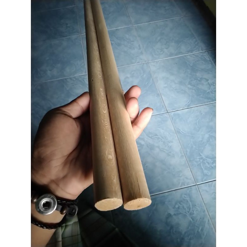 dowel stik kayu diameter 2.5cm panjang 1 meter