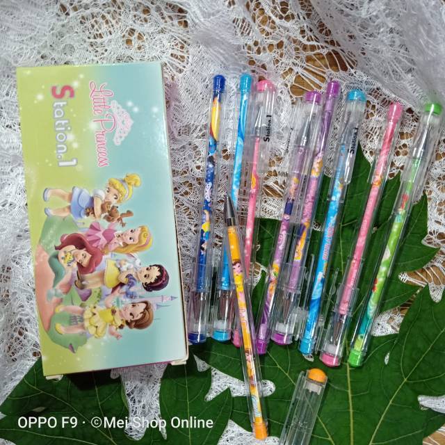 

ISI 12 PCS Pulpen Gel Putri Cantik Lucu BACA DESKRIPSI