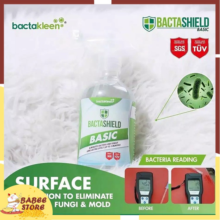 ANTI BAKTERIAL SANITIZER - BACTAKLEEN BACTASHIELD BASIC