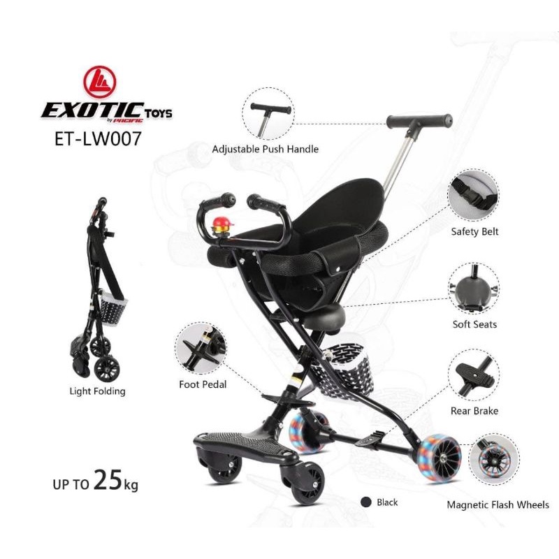 MAGIC STROLLER EXOTIC ET - LW007 KERETA DORONG EZZY STROLLER