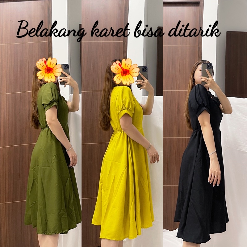 NEW DRESS LORRA/DRESS WANITA BY HS