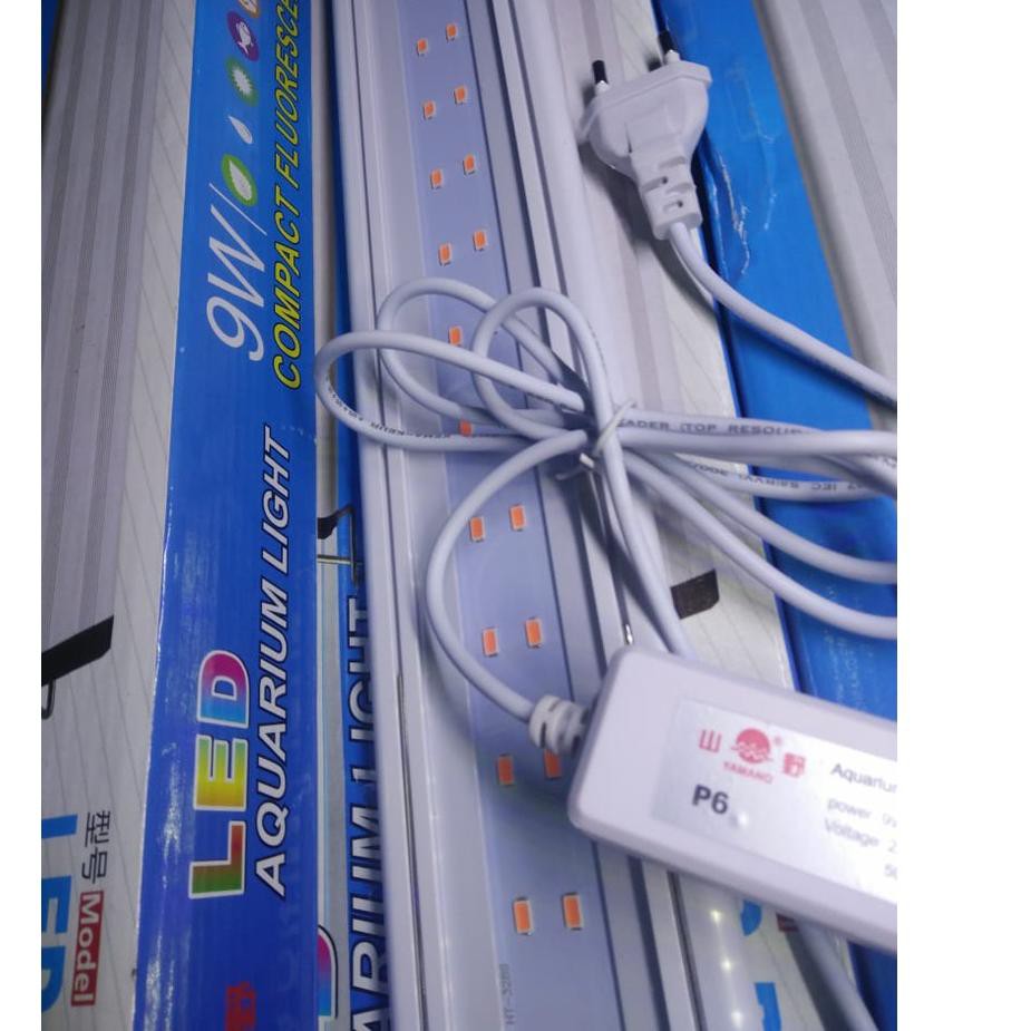 [Flash SALE] LAMPU LED YAMANO P600 merah / FULL RED tuk aquarium 50-60 cm LED Duduk 10000 kelvin CDD