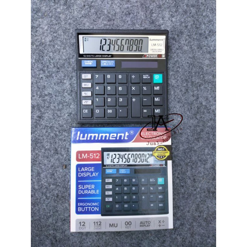 

Kalkulator Murah Meriah lumment model citizen CT555N