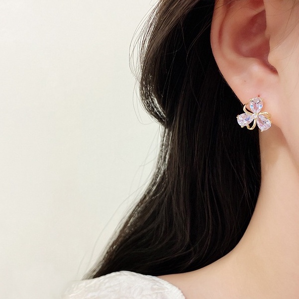 2021 Anting Gantung Panjang Tusuk Gaya Korea Bentuk Geometri Bahan Metal Silver S925 Untuk Wanita