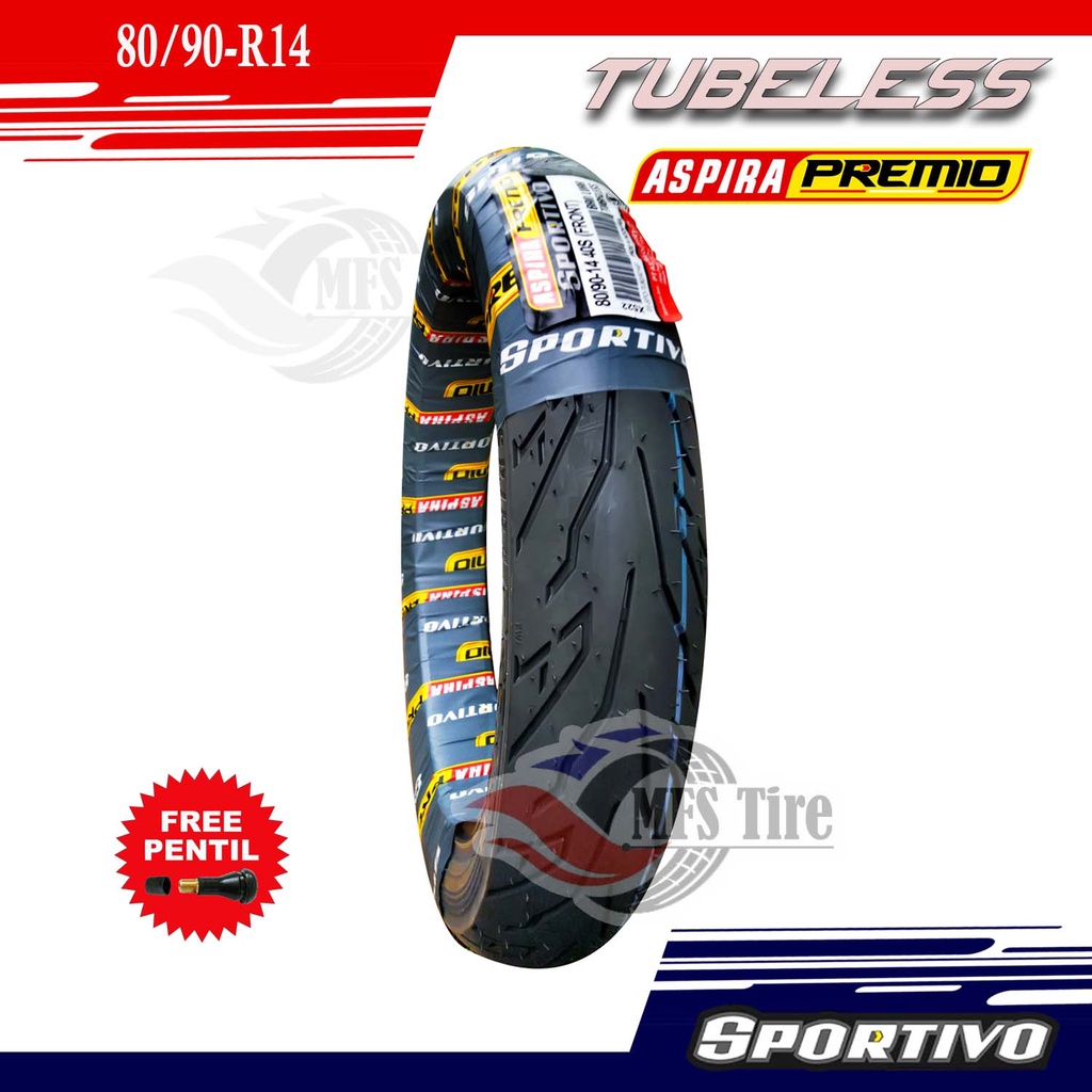 Aspira Premio Sportivo Ban Motor Ring 14 Tubeless