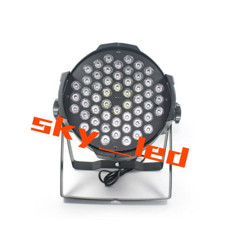 lampu panggung 54led Flat par light disco 54w /54led /lampu tembak dekorasi sorot  rgb