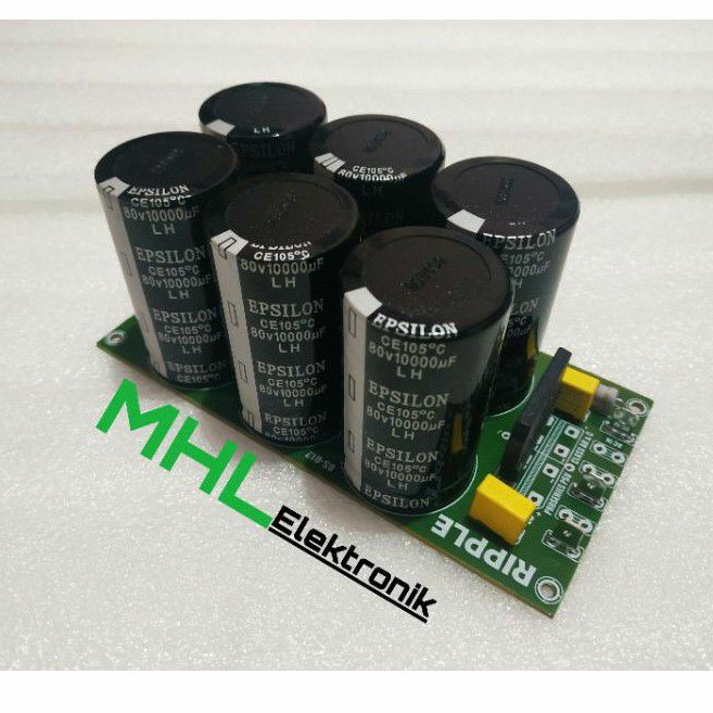 Jual Kit PSU 6 Elco Epsilon 10000uF 80V Original Plus Skun PCB | Shopee ...