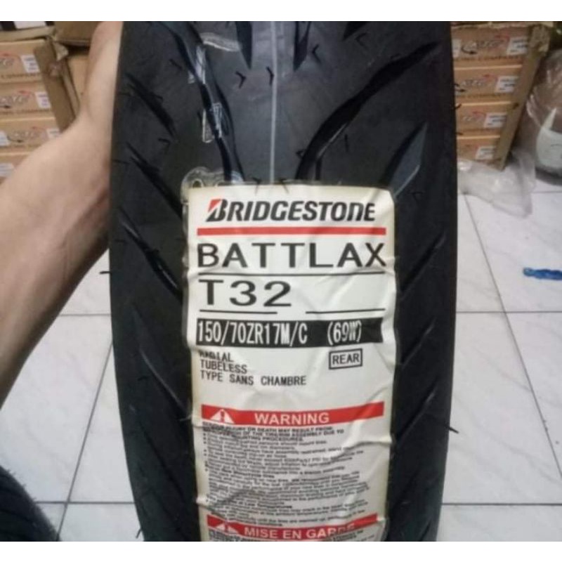 ban luar battlax t32 ukuran 150/70-17 ban tubeless