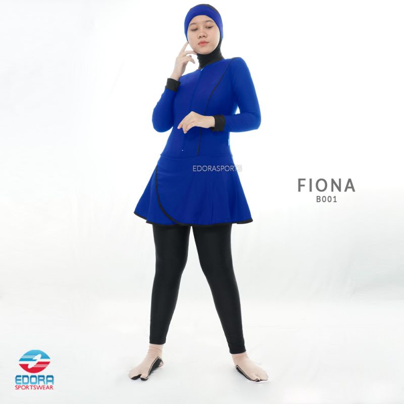 Baju Renang Muslim Wanita Dewasa FIONA FIT Muslimah EDORA