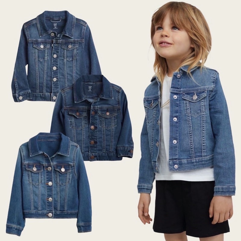 Jaket Jeans Anak Perempuan Gap