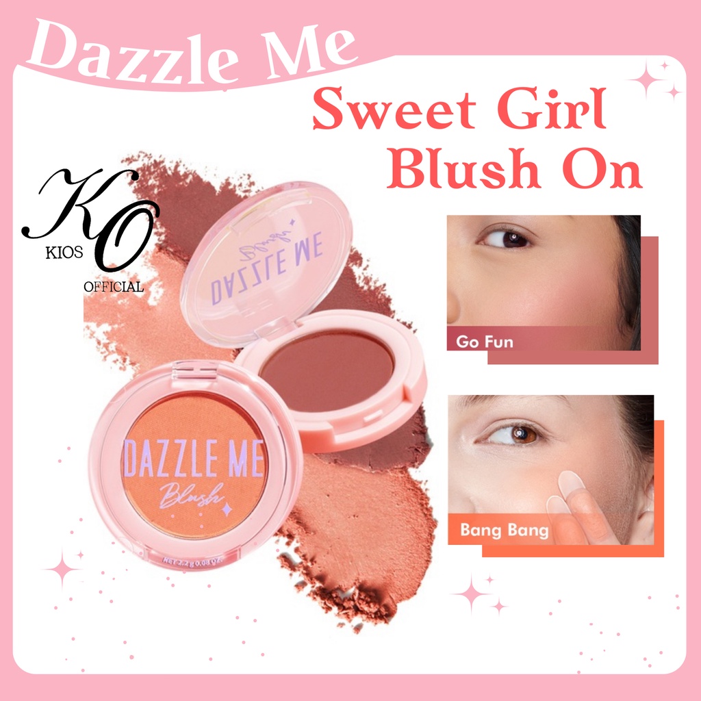 Dazzle Me Sweet Girl Blush On | Long Lasting High Pigmented Powder Blush On