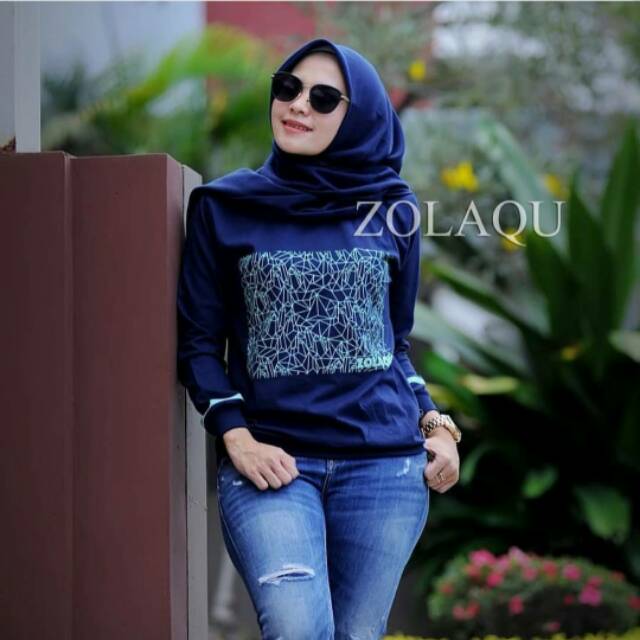 Kaos zolaqu terbaru original navy