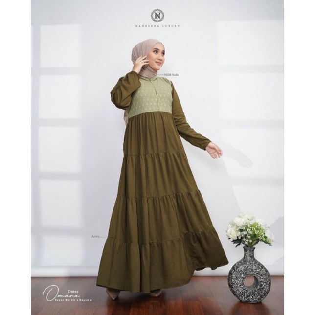 TERBARU！OMARA DRESS NADHEERA LUXURY