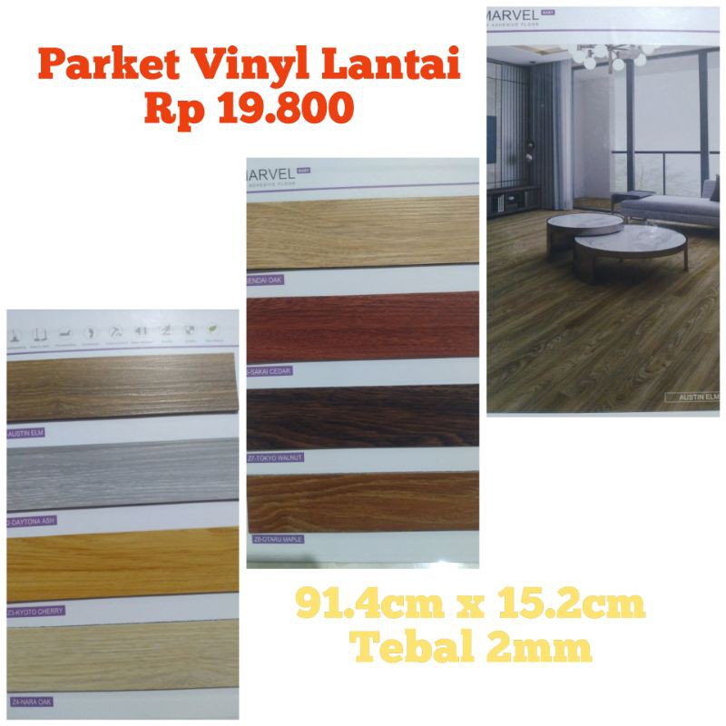 Karpet Vinyl Parket Vinyl Lantai