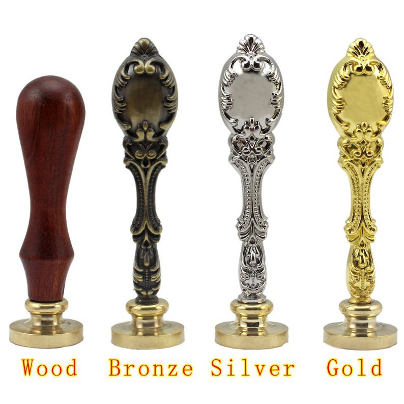 

READYSTOCK Handle Stamp Wax Seal Wood / Metal | Gagang Pegangan Stempel Lilin Segel Kayu Custom.