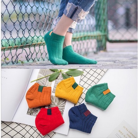 Godiva96 - KAOS KAKI WARNA KOTAK ANKLE / KAOSKAKI MATA KAKI MEDAN