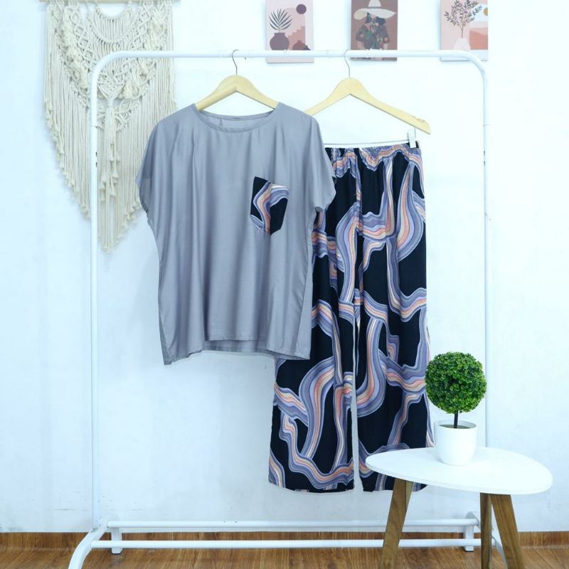 BABYDOLL JUMBO RAYON FIT TO XXXL LD 130 (CELANA PANJANG) SERI 1 LD125 LD130-PJXL 31