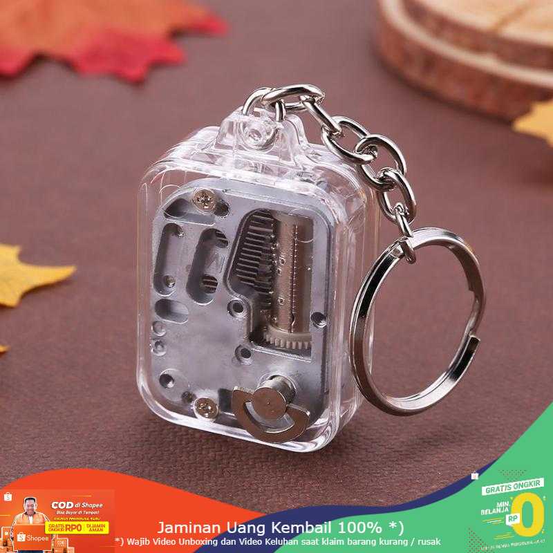 (BISA COD) RVOSTR VKTECH Kotak Musik DIY 18 Tones Music Box Keychain - MBB18