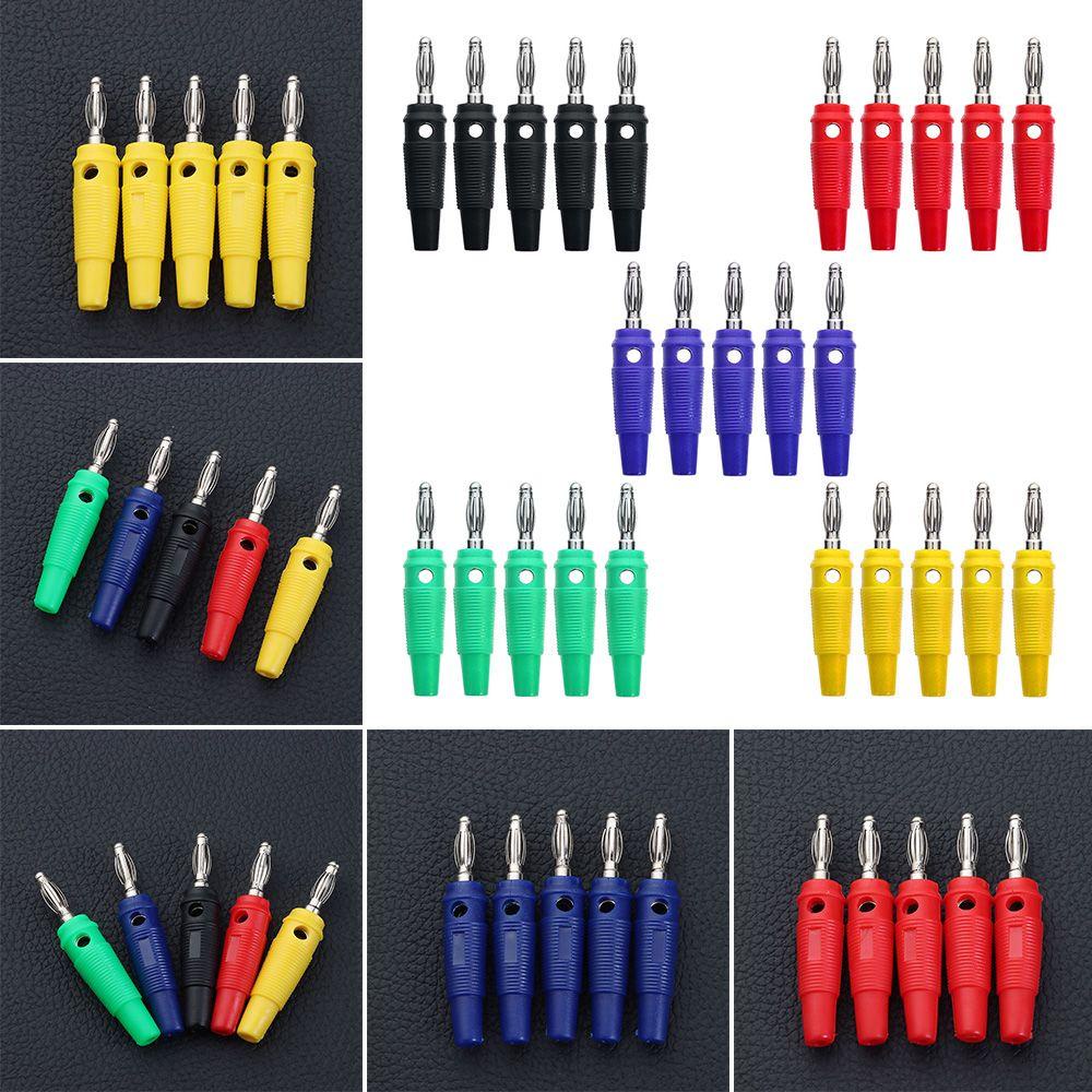 POPULAR Populer 5Pcs Colokan Pisang Terminal Kabel Speaker Aksesoris Adaptor Jack Audio