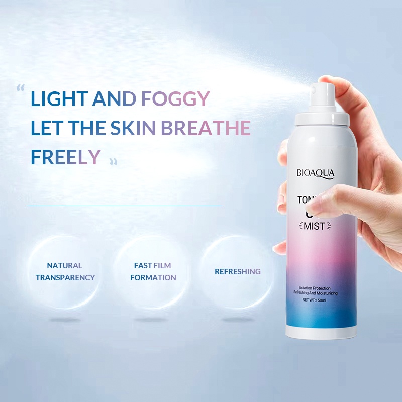 CS1-【BPOM】Bioaqua Tone Up UV Mist 150ml brightening anti uv moisturizing spray wajah/body spray