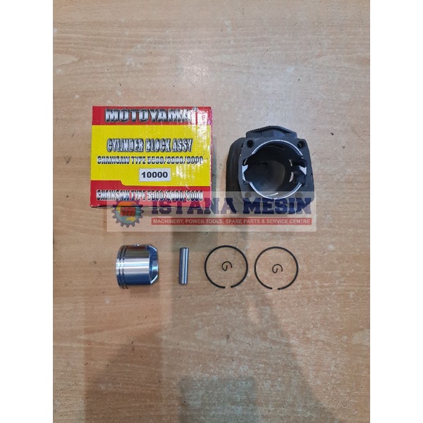 CYLINDER BLOCK ASSY DEKSEL COMPLETE MOTOYAMA CHAINSAW CS 10000 SET