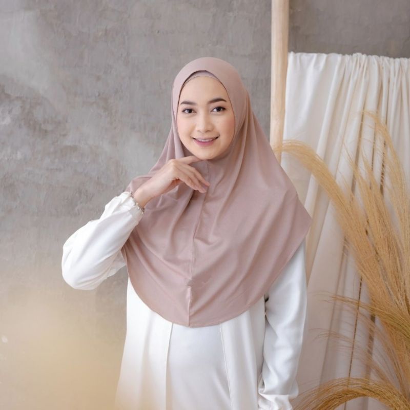 Bergo hamidah malay | khimar daisy intan non pet