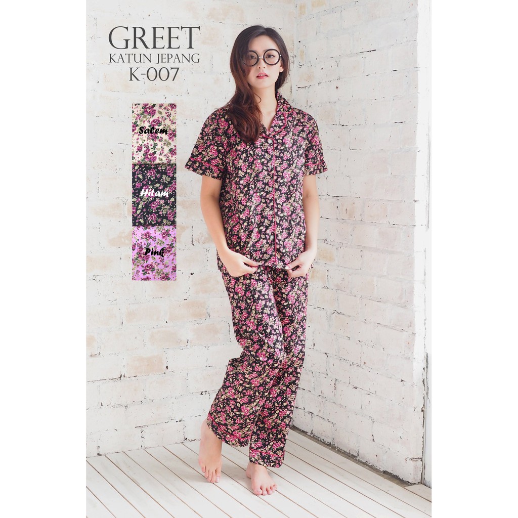 GREET NIGHT WEAR - Baju Tidur Model : K-007 / PPK