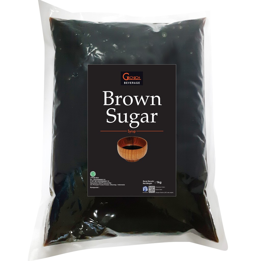 

Brown Sugar Syrup / Gula Cair Sirup GROVICH 1kg