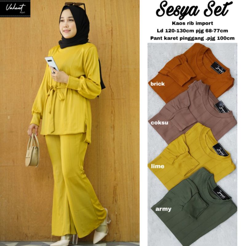 Oneset Wanita - Sesya Set by Valent