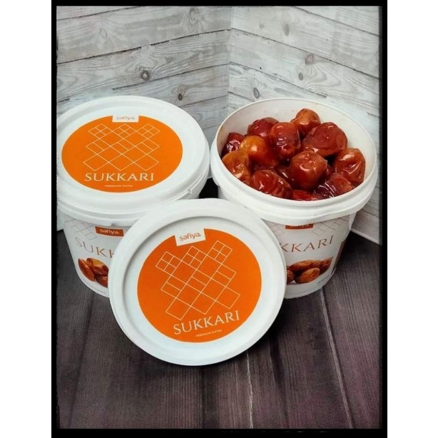 

Kurma Sukkari Safiya Kemasan Ember