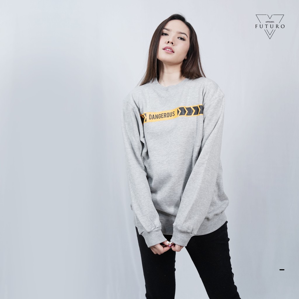 futuro sweater pria wanita crewneck premium pria distro bandung