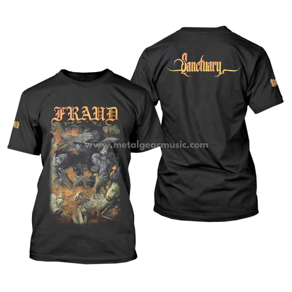 Metalgear Music Original Tshirt Fraud - Sanctuary Baju Kaos