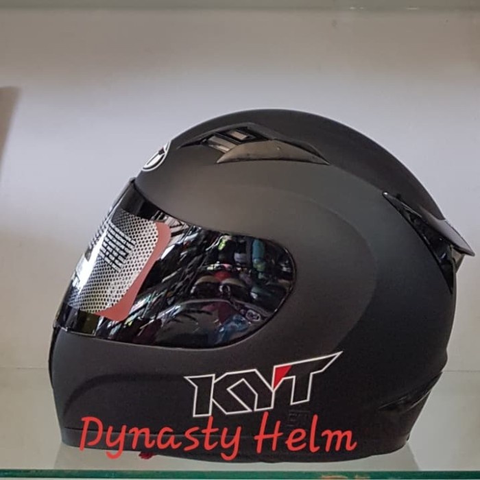 KYT R10 SOLID BLACK DOFF