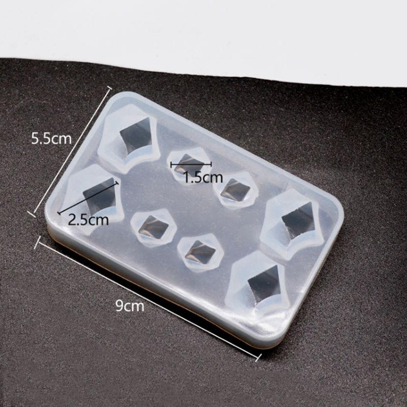 SIY  Silicone Mold Irregular Stone 3D Geometric Epoxy Resin DIY Jewelry Pendant Necklace Bracelet Cake Decoration Bakery Molds Crafts Art