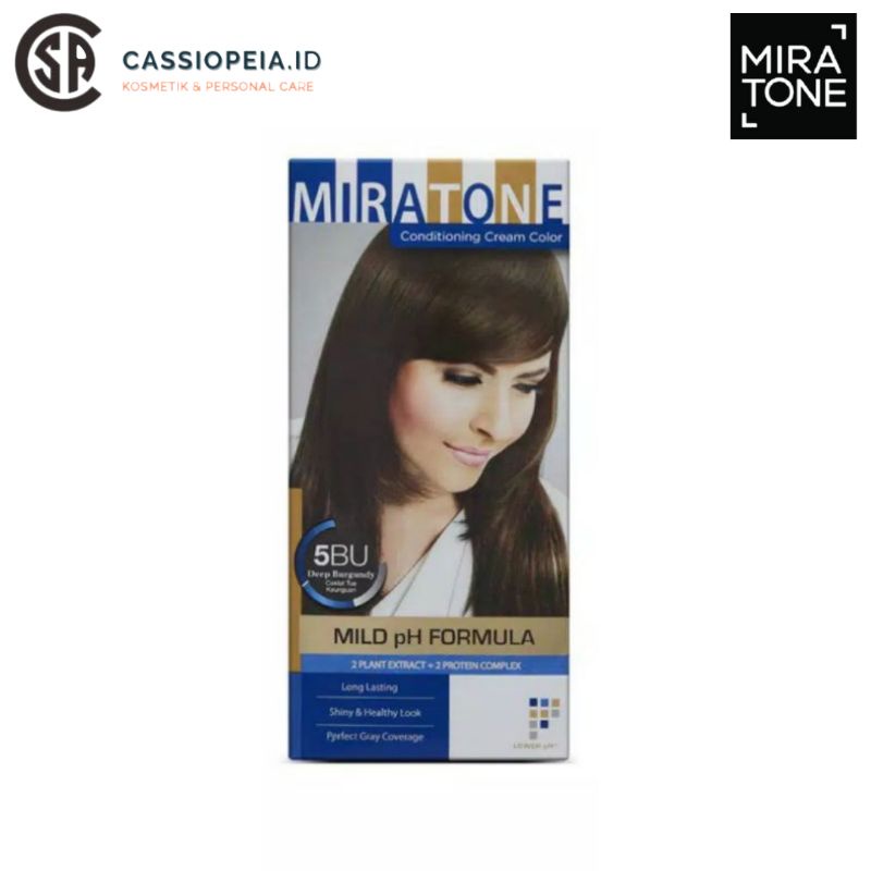 MIRATONE Conditioning Cream Color 5BU 60ml ( Deep Burgundy )
