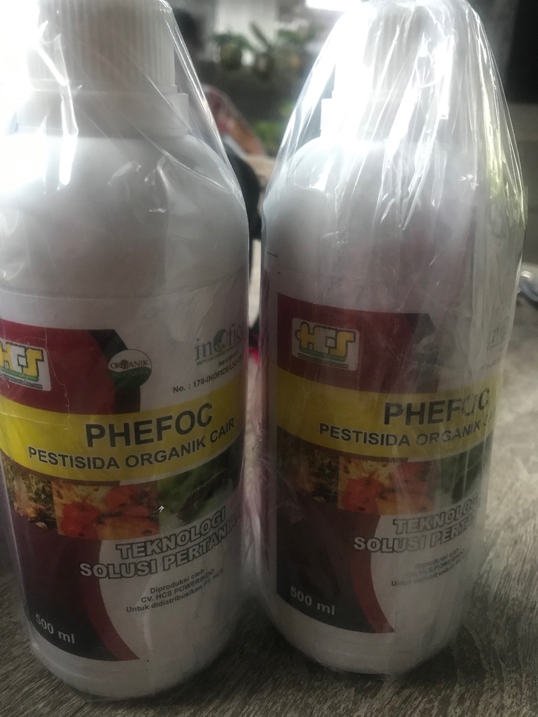 Pestisida Herbisida Fungisida Organik Cair Phefoc Hcs 2 Botol Pembasmi Hama Tanaman Kutu Daun
