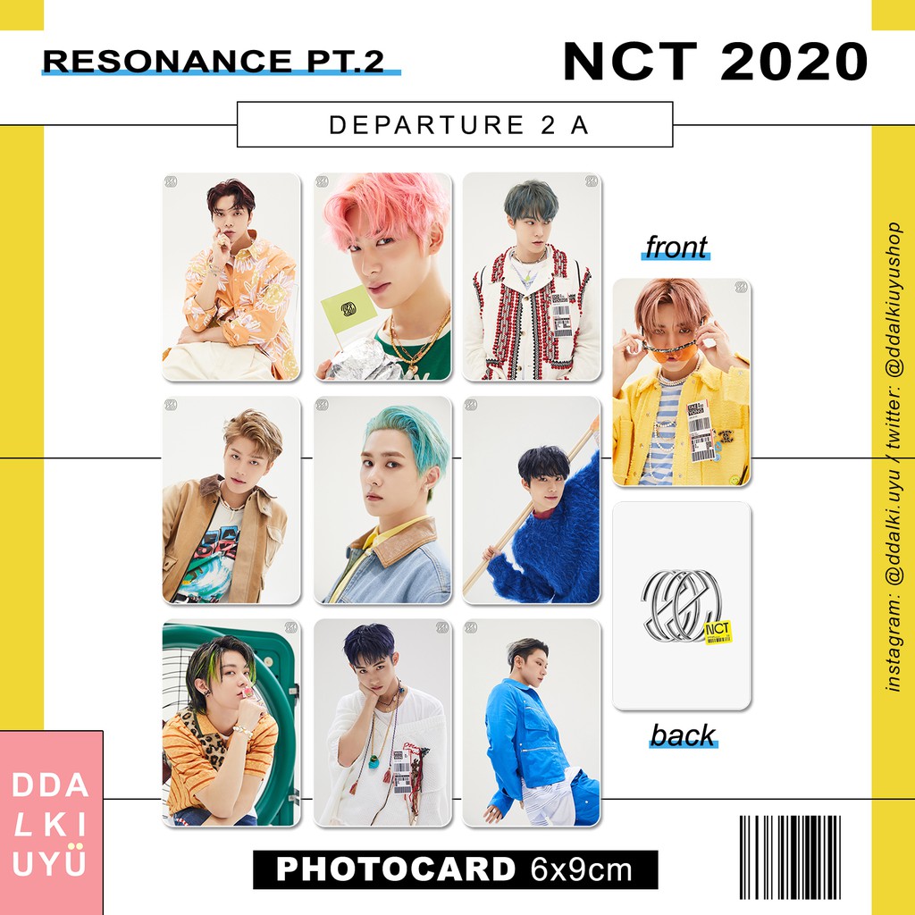 NCT 2020 - photocard [RESONANCE pt. 2] DEPARTURE 2 A