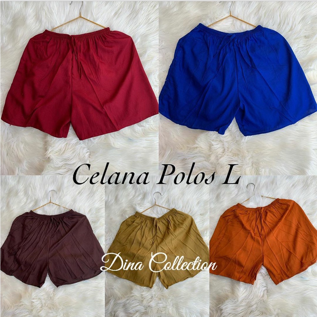 Celana pendek polos