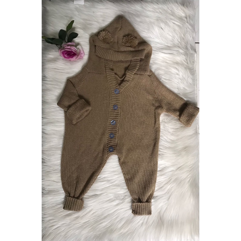 Jumper Rajut Seker Anak Bayi 0-6 bln UNISEX/Baju kodok/Jumper bayi perempuan/Jumper bayi laki-laki