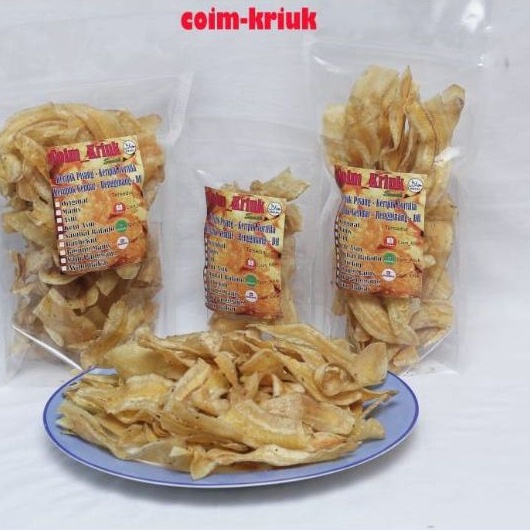 

KERIPIK PISANG ASIN 250gr TANPA BAHAN PENGAWET