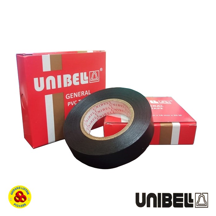 Unibell Isolasi Kabel Listrik Warna Hitam 20 Meter