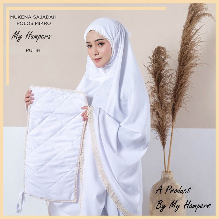 Mukena Dewasa Jumbo Rayon Polos Terusan Terbaru Bahan Katun Adem Bordir Premium Bali 2 in 1 Mukenah Traveling Seserahan Mewah Murah