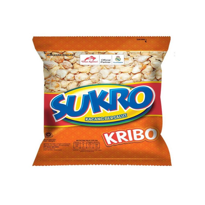 

SUKRO KACANG BERSALUT KRIBO 20GR