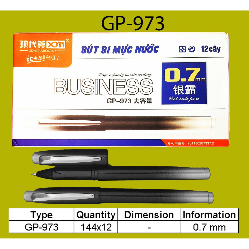 

ILP Balpen Gel 0.7mm XDM GP-973 / Pulpen Tinta / Pulpen Gel / Pen Gel