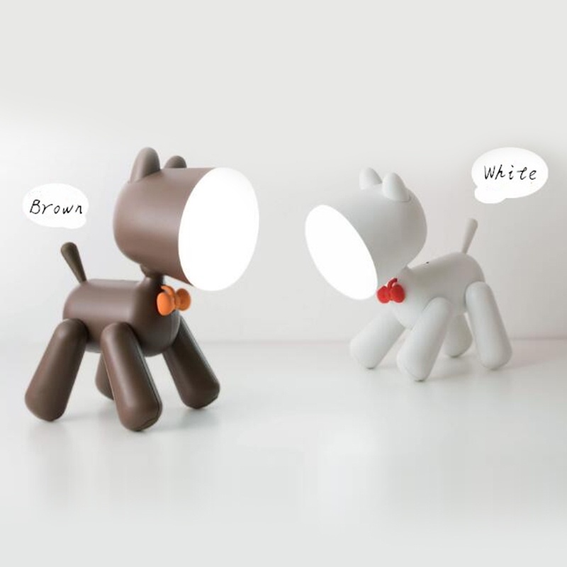 USB Desk Lamp Two-stage Control Puppy Shape Cute Children Night Lamp ow