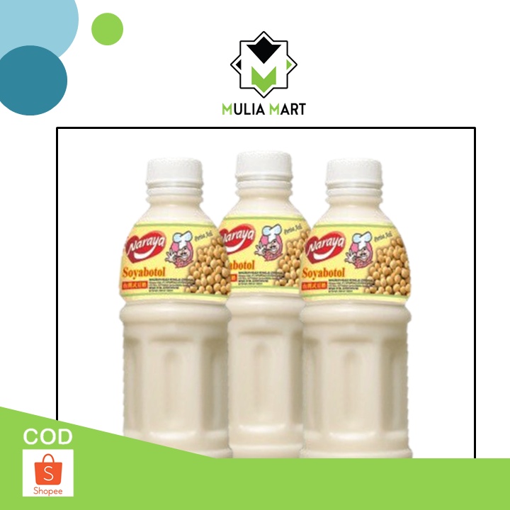 

Minuman susu kedelai naraya Botol Original [320ml] /mulia mart