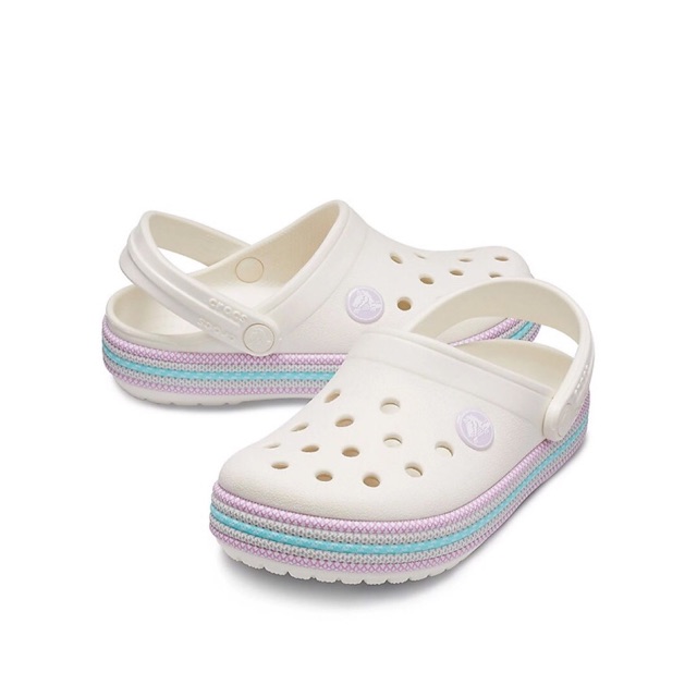 white baby crocs